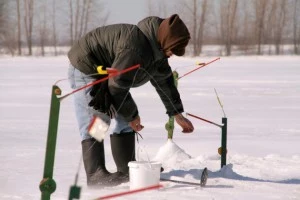 ice fishing