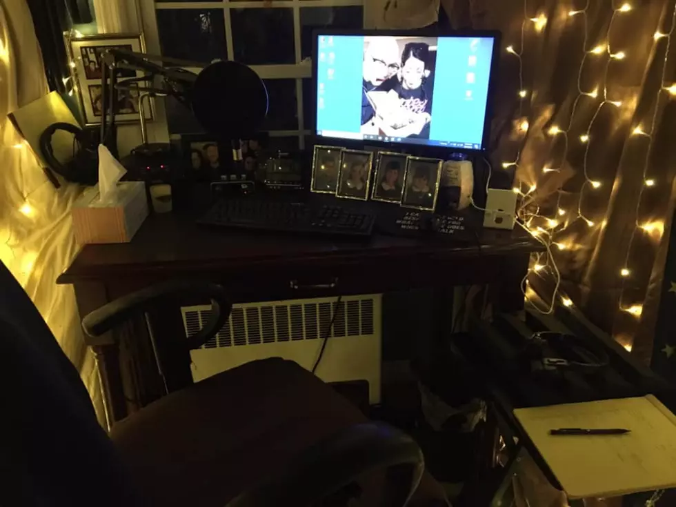 Coming to you live from Cori's Honeycomb Hideout in Bangor!