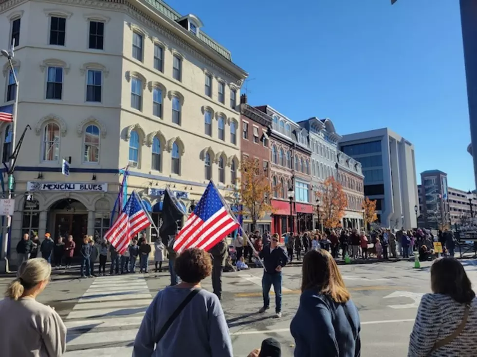 Lots Take Part In But Not Many Attended Bangor’s Veterans Day Parade
