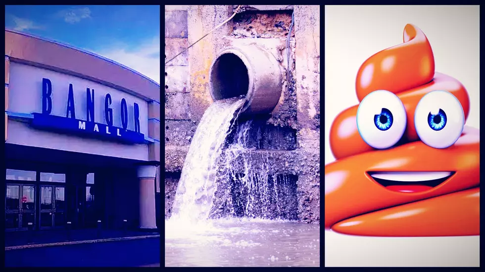 A Sewer Line Break at the Bangor Mall has been Leaking Human Waste
