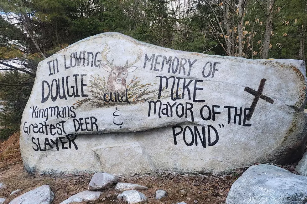 Ever Wonder Why People Paint This Giant Rock In Lincoln, Maine? Here’s The Story!